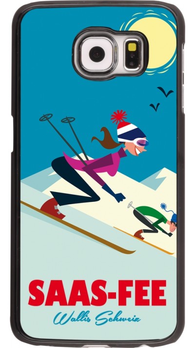 Coque Samsung Galaxy S6 edge - Saas-Fee Ski Downhill