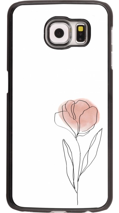 Coque Samsung Galaxy S6 edge - Spring 23 minimalist flower