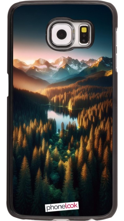 Coque Samsung Galaxy S6 edge - Sunset Forest Lake