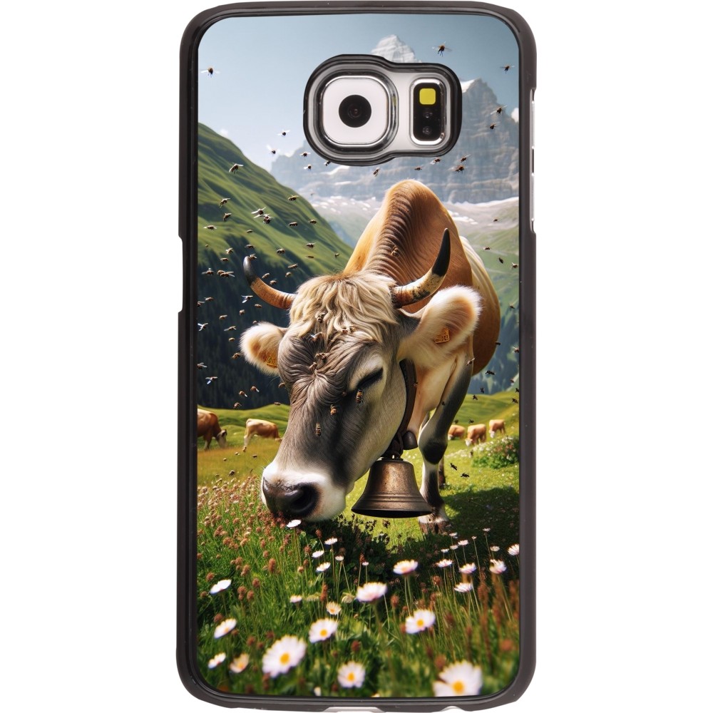 Coque Samsung Galaxy S6 edge - Vache montagne Valais