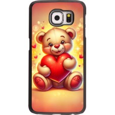 Coque Samsung Galaxy S6 edge - Valentine 2024 Teddy love