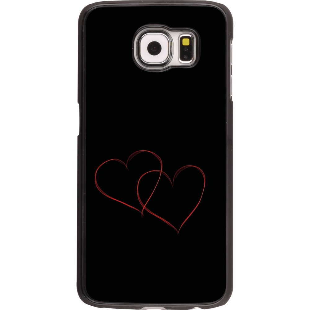 Coque Samsung Galaxy S6 edge - Valentine 2023 attached heart
