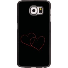 Samsung Galaxy S6 edge Case Hülle - Valentine 2023 attached heart