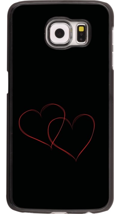Coque Samsung Galaxy S6 edge - Valentine 2023 attached heart