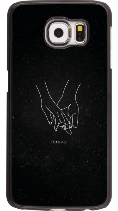 Coque Samsung Galaxy S6 edge - Valentine 2023 hands forever
