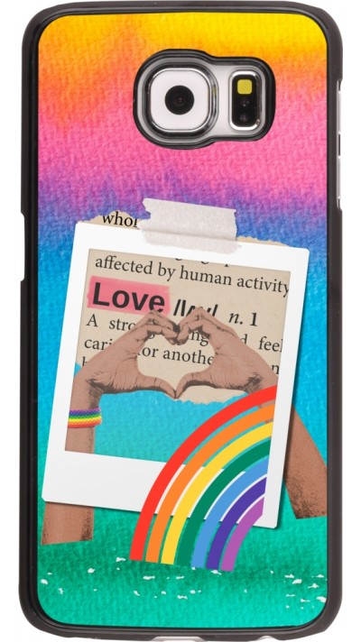 Coque Samsung Galaxy S6 edge - Valentine 2023 love is for everyone