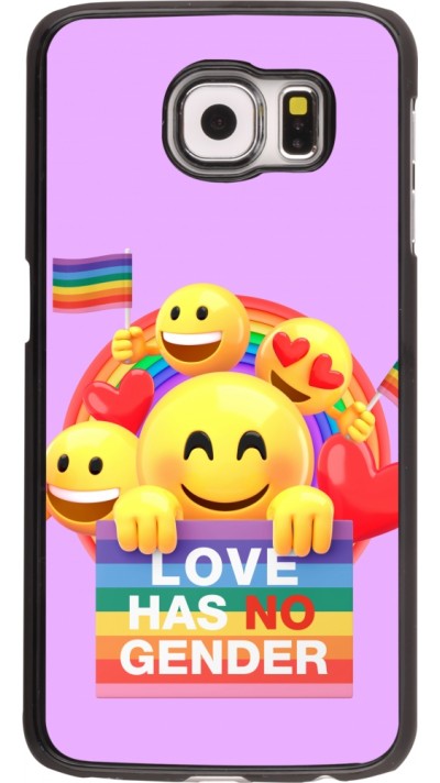 Coque Samsung Galaxy S6 edge - Valentine 2023 love has no gender