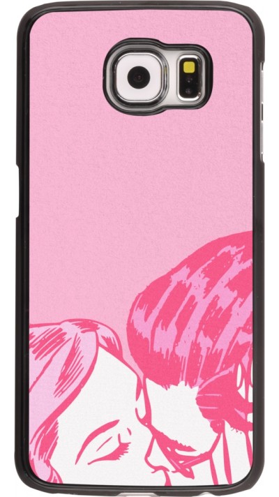 Coque Samsung Galaxy S6 edge - Valentine 2023 retro pink love