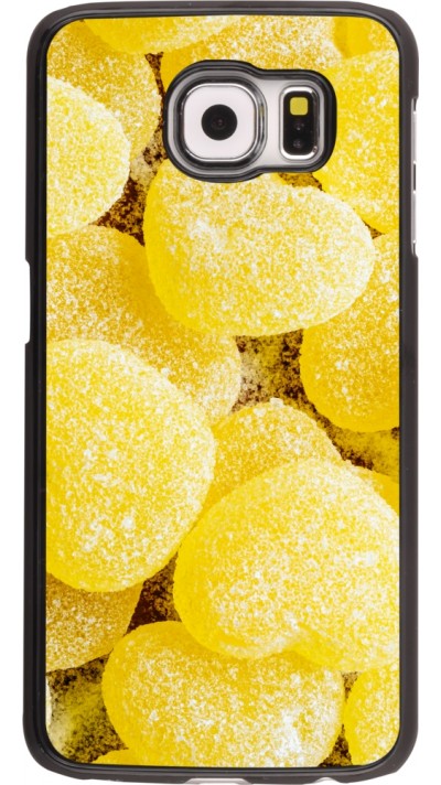 Coque Samsung Galaxy S6 edge - Valentine 2023 sweet yellow hearts