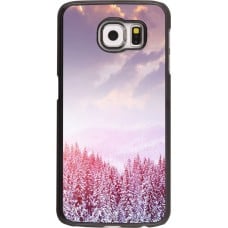 Samsung Galaxy S6 edge Case Hülle - Winter 22 Pink Forest