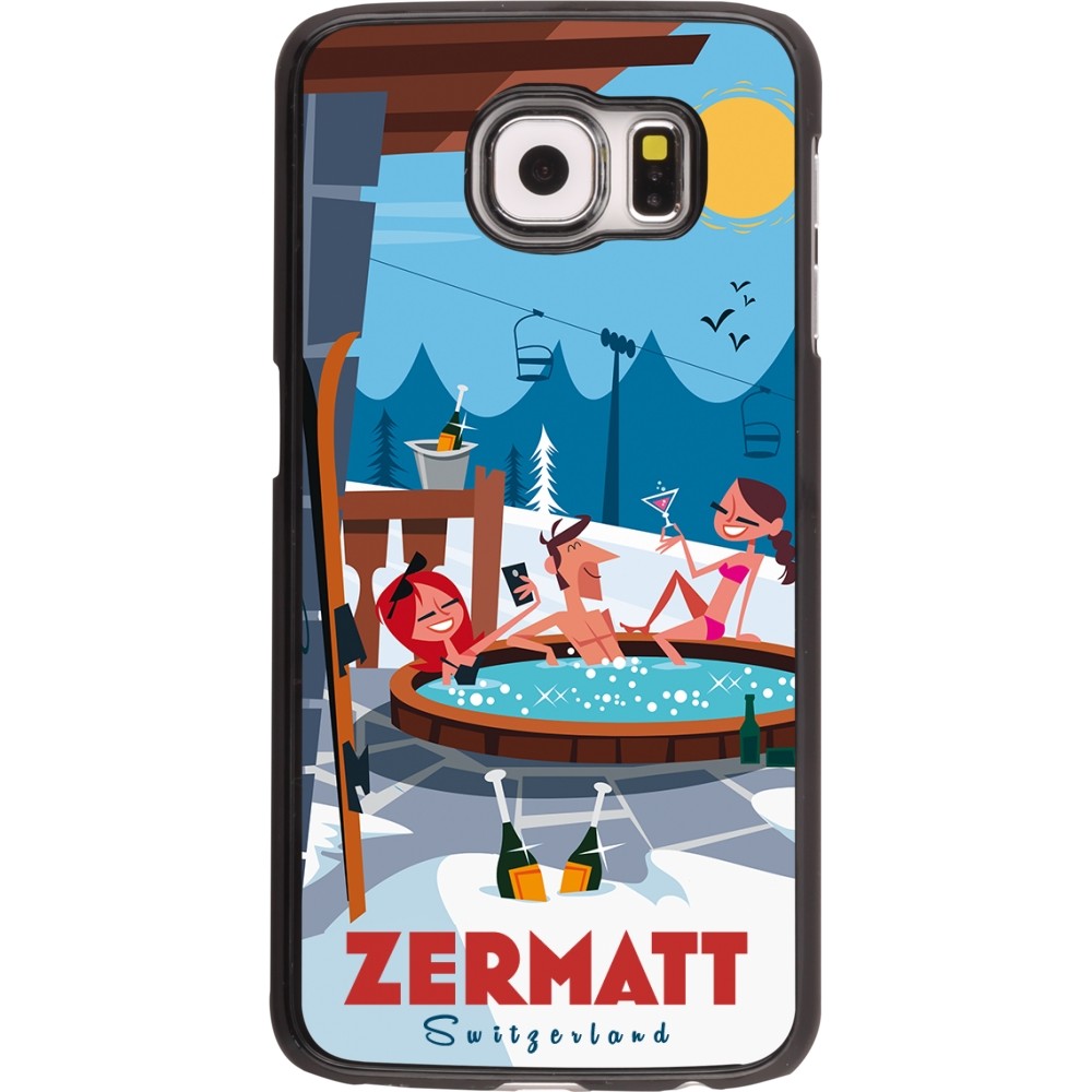 Samsung Galaxy S6 edge Case Hülle - Zermatt Mountain Jacuzzi
