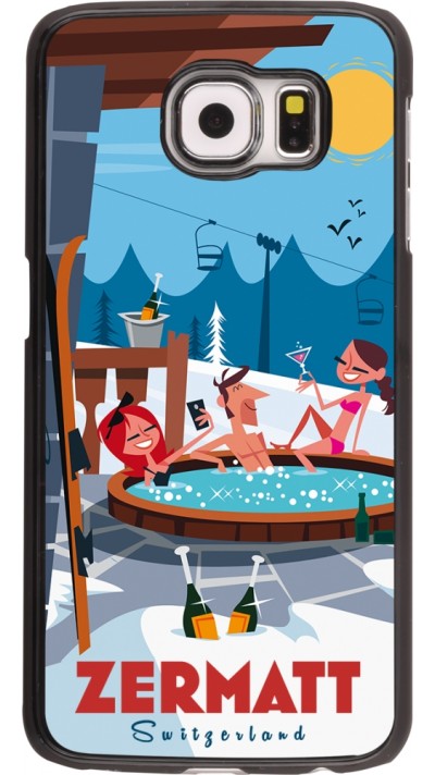 Samsung Galaxy S6 edge Case Hülle - Zermatt Mountain Jacuzzi