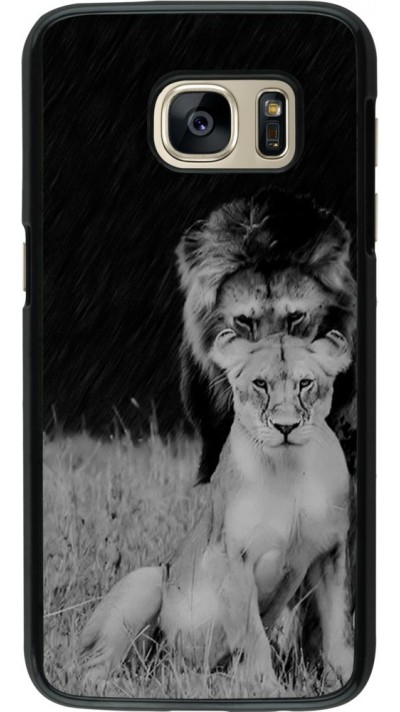 Coque Samsung Galaxy S7 - Angry lions