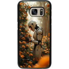 Coque Samsung Galaxy S7 - Astronaut flowers 2025