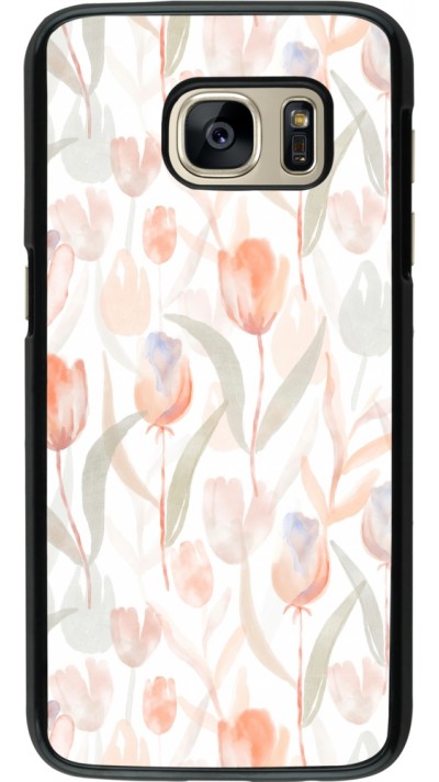 Coque Samsung Galaxy S7 - Autumn 22 watercolor tulip