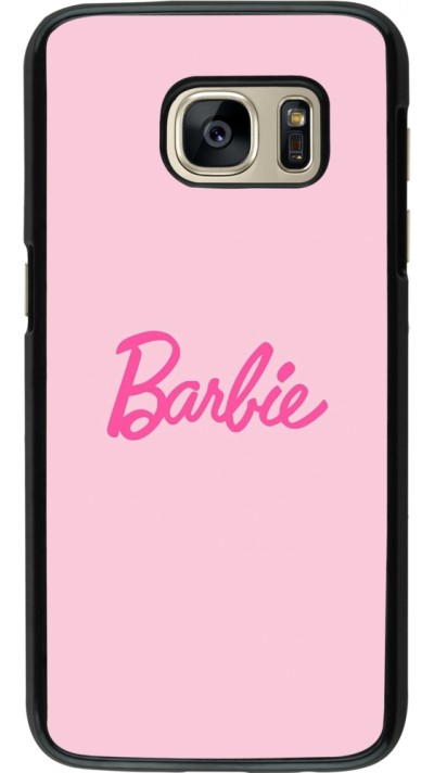 Samsung Galaxy S7 Case Hülle - Barbie Text
