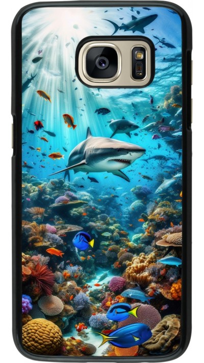 Samsung Galaxy S7 Case Hülle - Bora Bora Meer und Wunder