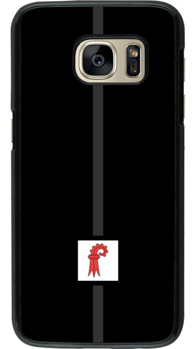 Samsung Galaxy S7 Case Hülle - Kanton BL schwarz
