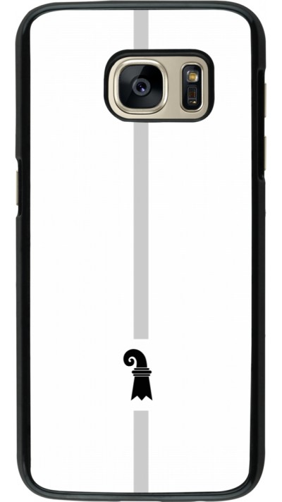 Samsung Galaxy S7 Case Hülle - Kanton BS weiss
