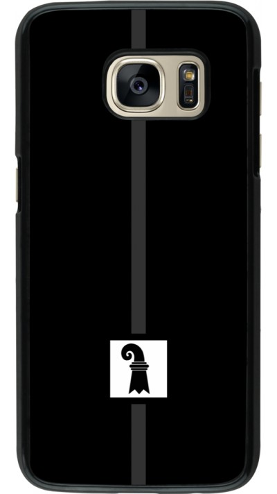 Samsung Galaxy S7 Case Hülle - Kanton BS schwarz