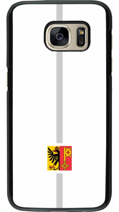 Samsung Galaxy S7 Case Hülle - Kanton GE weiss
