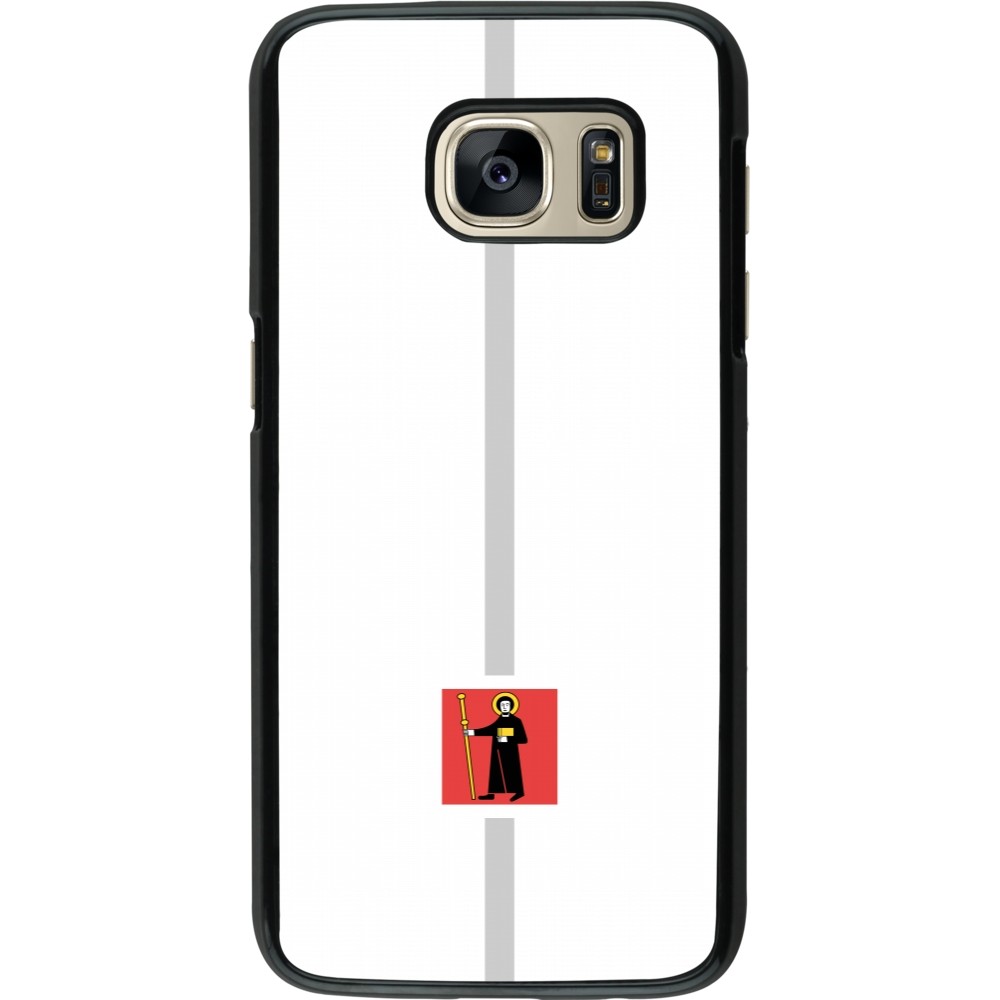 Samsung Galaxy S7 Case Hülle - Kanton GL weiss
