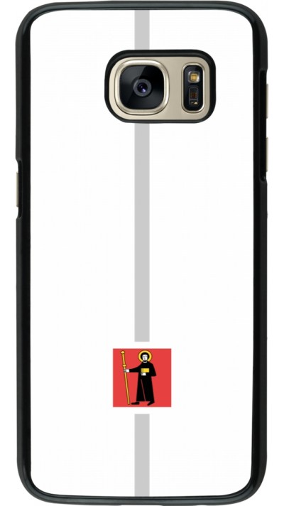 Samsung Galaxy S7 Case Hülle - Kanton GL weiss