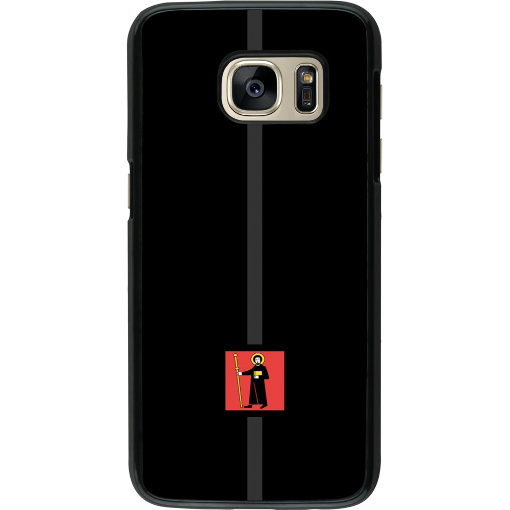Samsung Galaxy S7 Case Hülle - Kanton GL schwarz