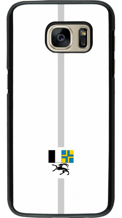 Samsung Galaxy S7 Case Hülle - Kanton GR weiss