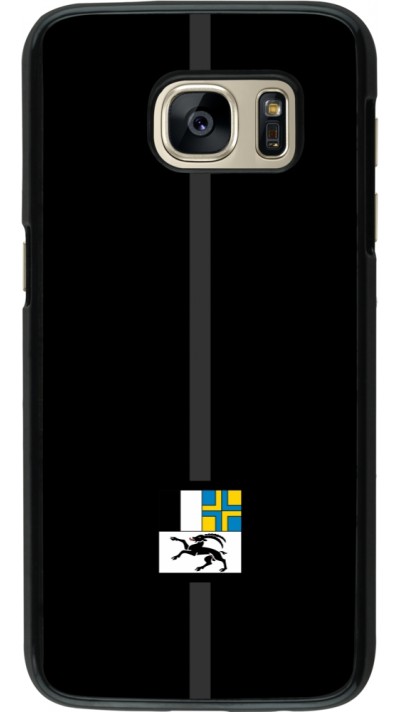 Samsung Galaxy S7 Case Hülle - Kanton GR schwarz