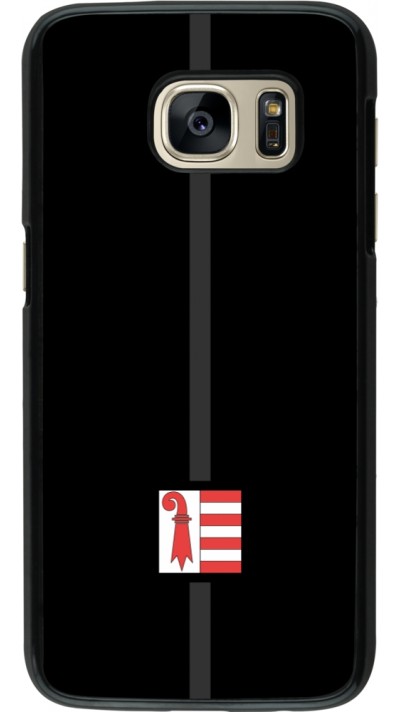Samsung Galaxy S7 Case Hülle - Kanton JU schwarz