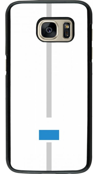 Samsung Galaxy S7 Case Hülle - Kanton LU weiss