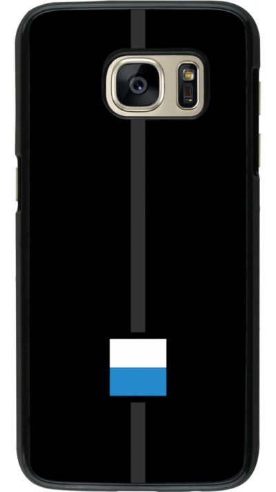 Samsung Galaxy S7 Case Hülle - Kanton LU schwarz