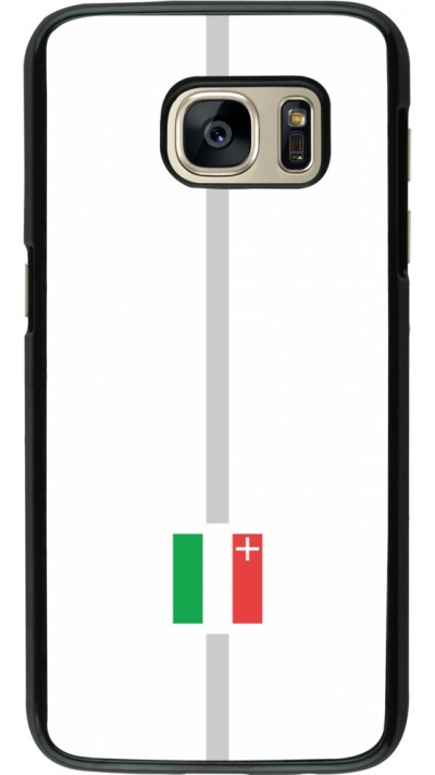 Samsung Galaxy S7 Case Hülle - Kanton NE weiss
