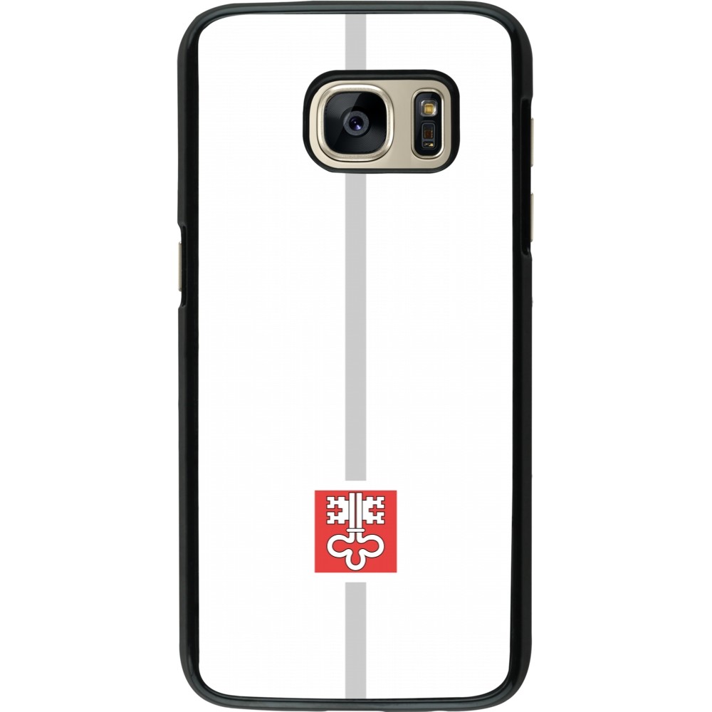 Samsung Galaxy S7 Case Hülle - Kanton NW weiss