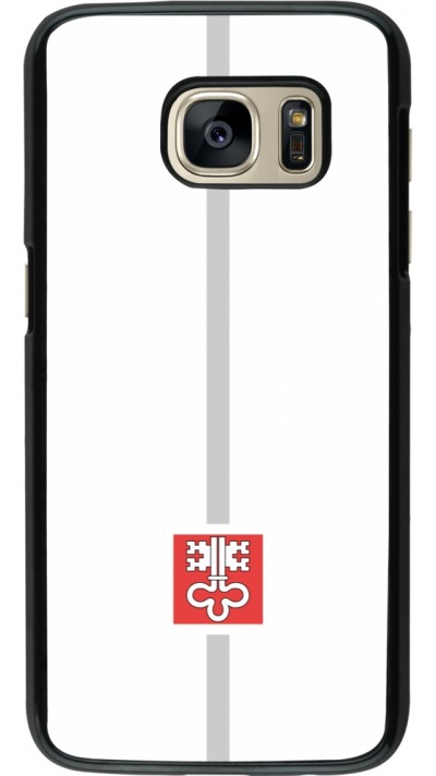 Samsung Galaxy S7 Case Hülle - Kanton NW weiss