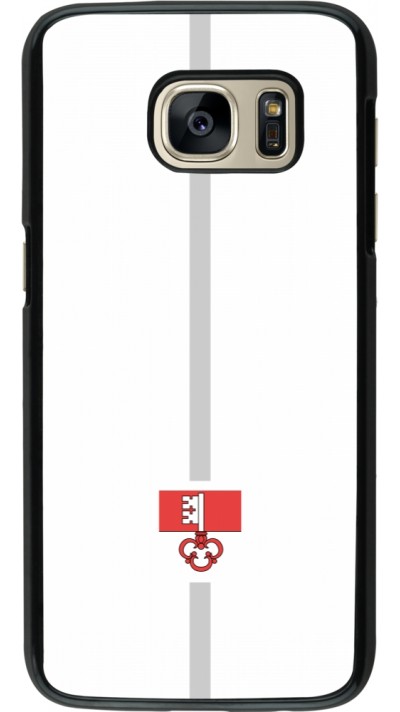 Samsung Galaxy S7 Case Hülle - Kanton OW weiss