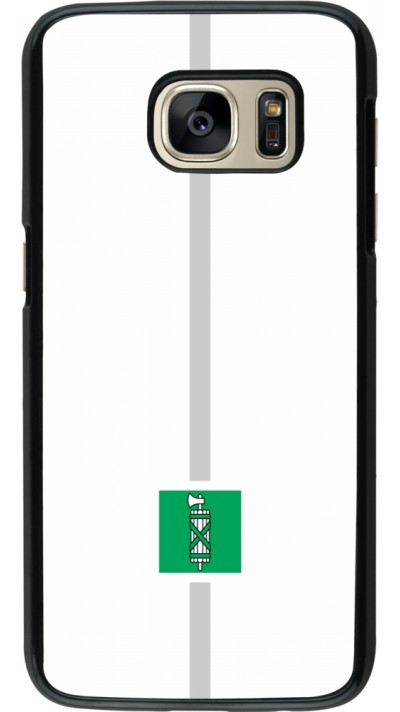 Samsung Galaxy S7 Case Hülle - Kanton SG weiss