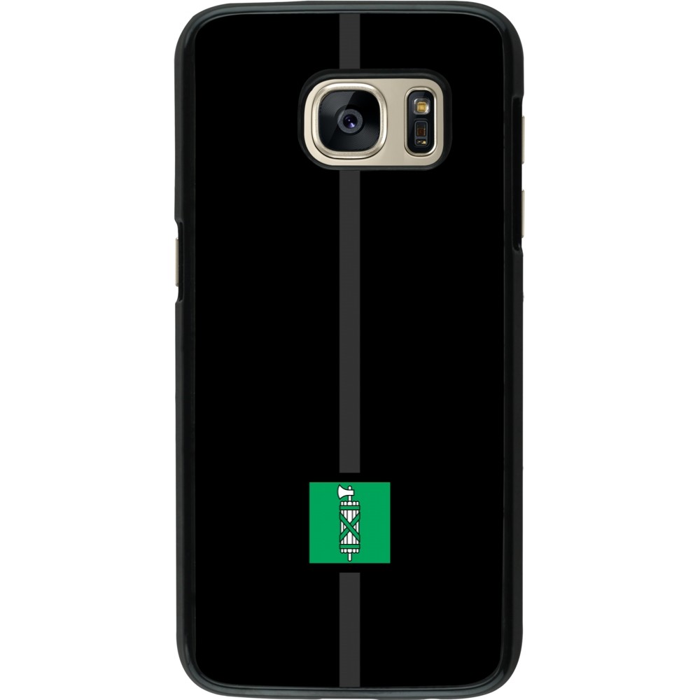 Samsung Galaxy S7 Case Hülle - Kanton SG schwarz