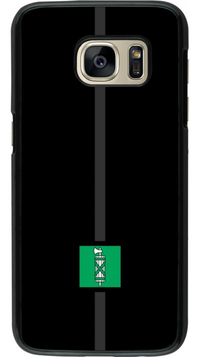 Samsung Galaxy S7 Case Hülle - Kanton SG schwarz