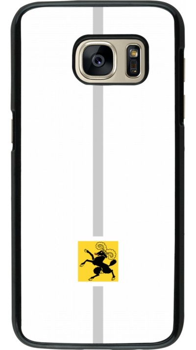 Samsung Galaxy S7 Case Hülle - Kanton SH weiss