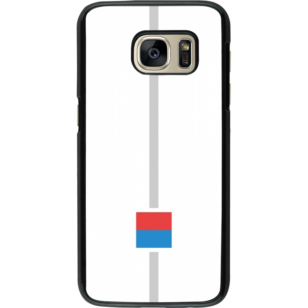 Samsung Galaxy S7 Case Hülle - Kanton TI weiss