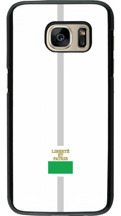Samsung Galaxy S7 Case Hülle - Kanton VD weiss