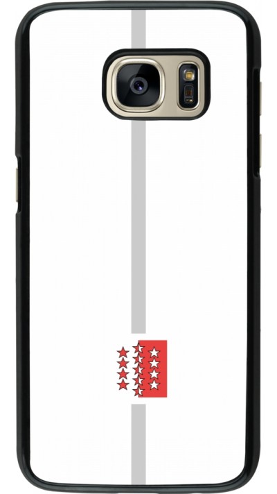Samsung Galaxy S7 Case Hülle - Kanton VS weiss