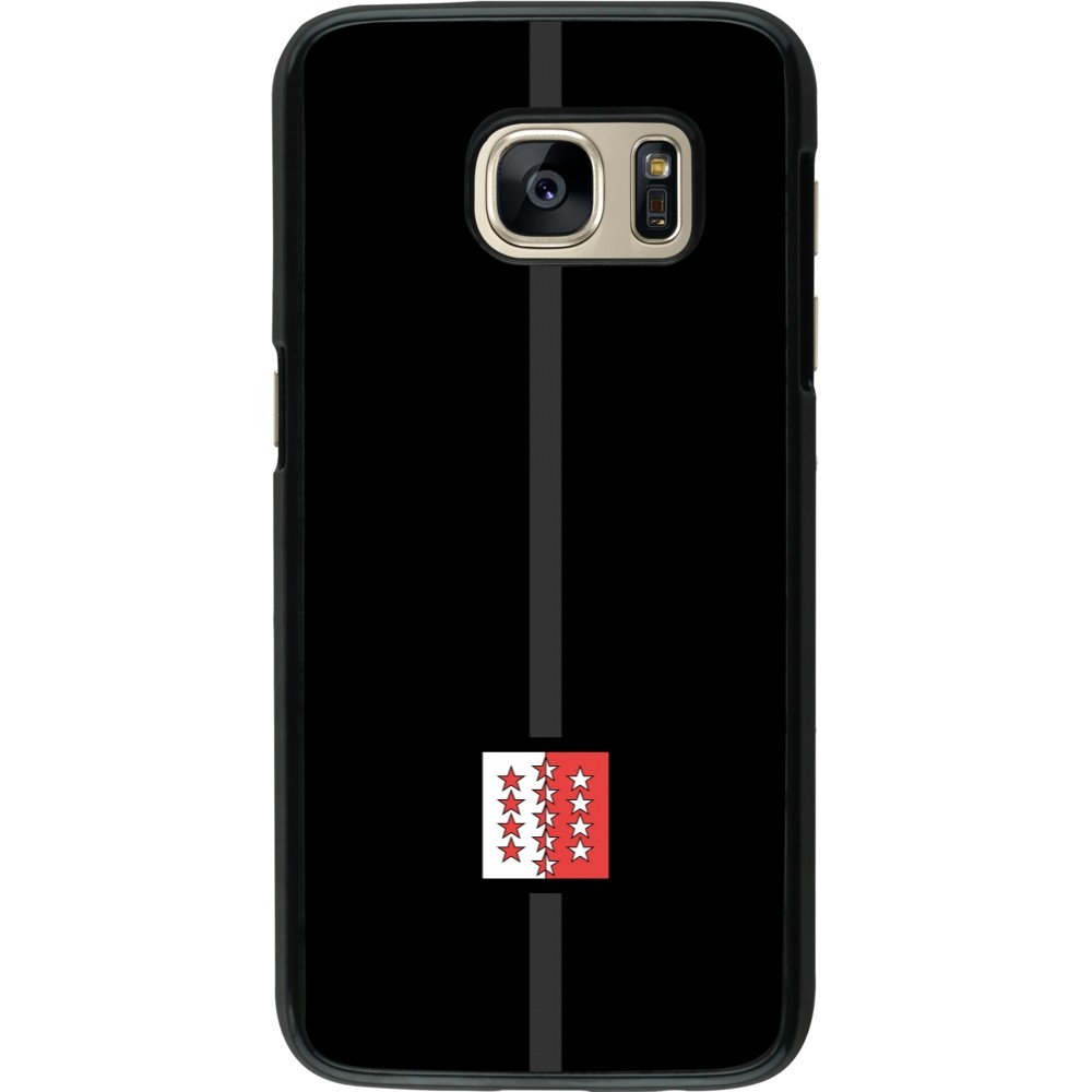 Samsung Galaxy S7 Case Hülle - Kanton VS schwarz