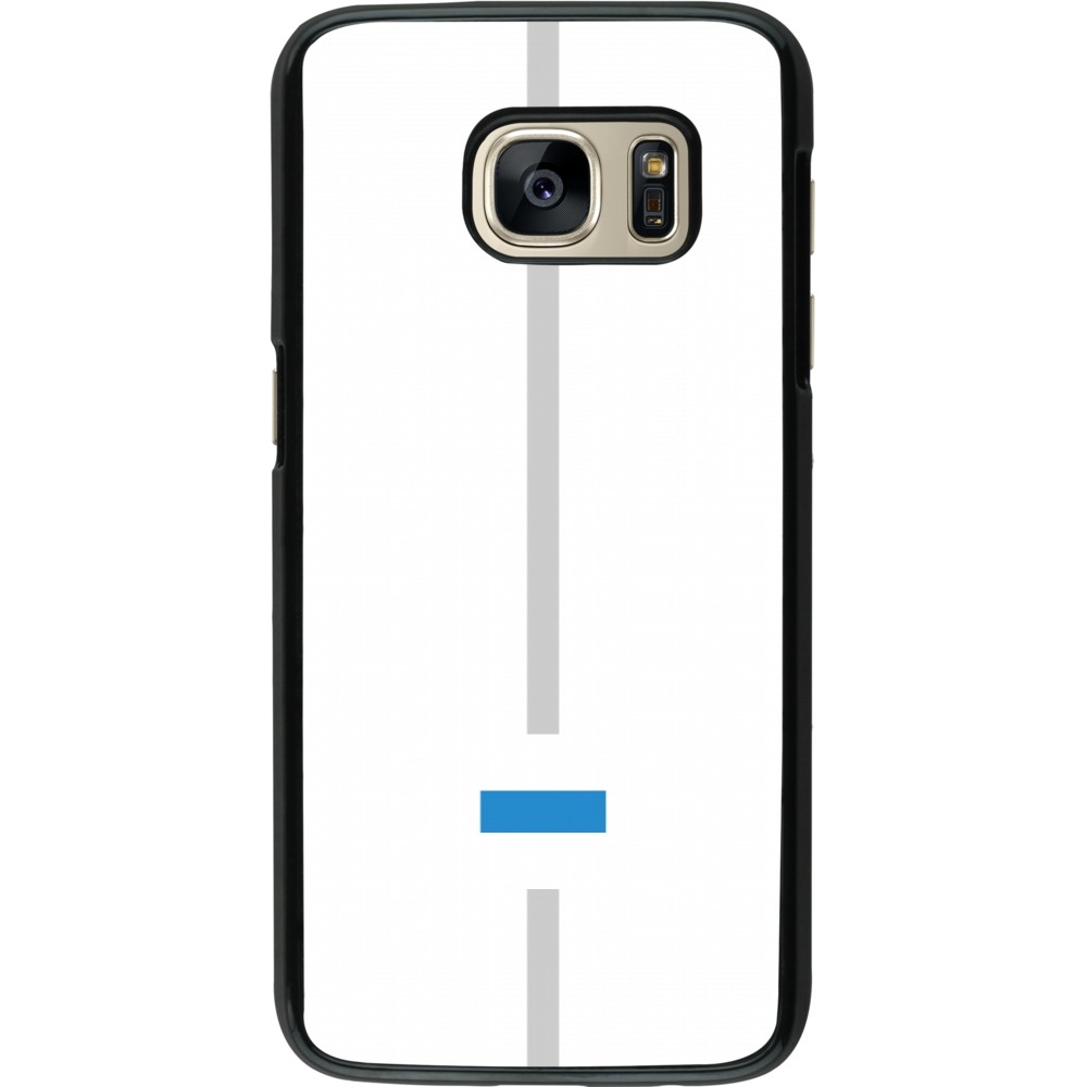 Samsung Galaxy S7 Case Hülle - Kanton ZG weiss