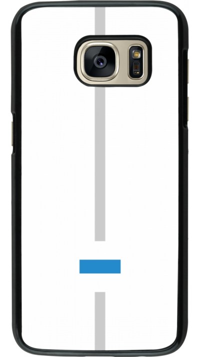 Samsung Galaxy S7 Case Hülle - Kanton ZG weiss