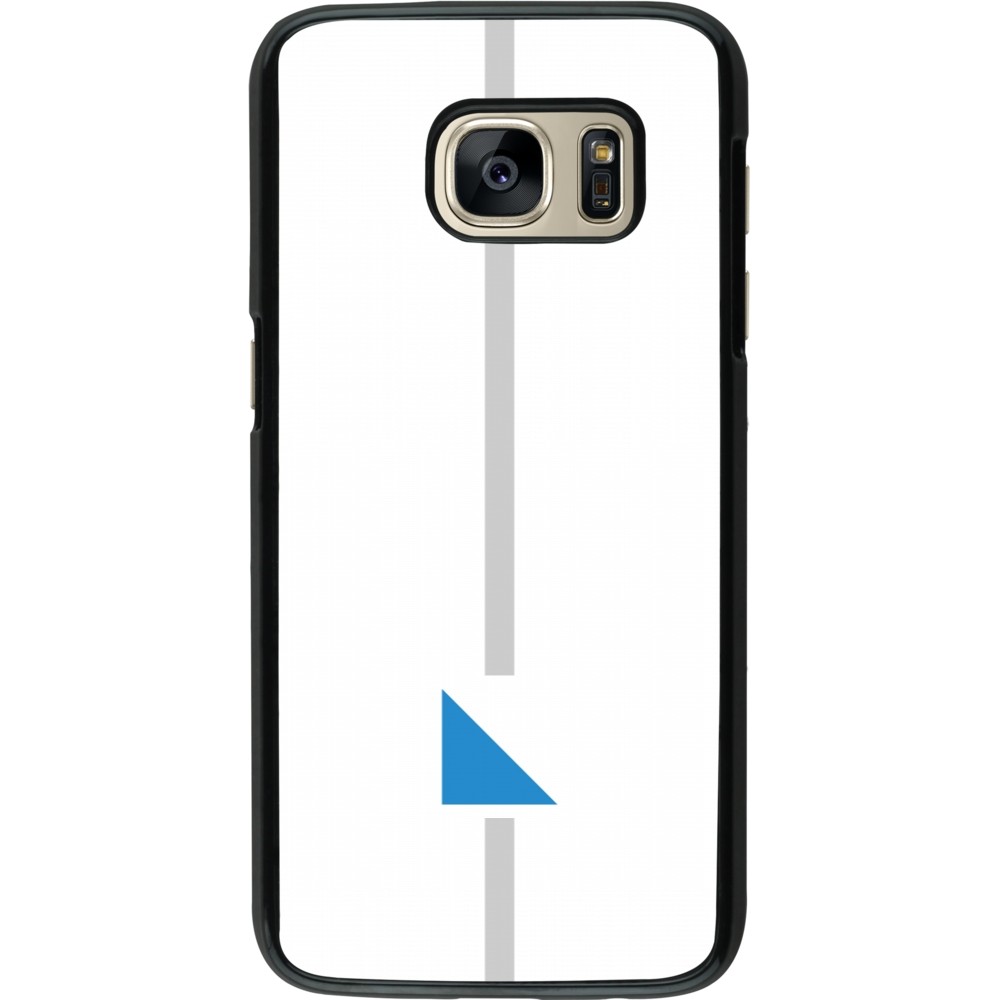 Samsung Galaxy S7 Case Hülle - Kanton ZH weiss