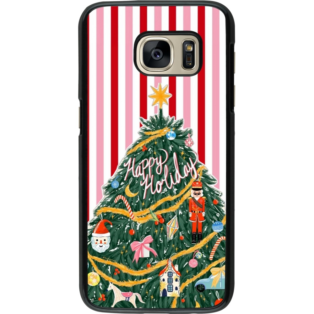 Coque Samsung Galaxy S7 - Christmas 25 Happy Holiday