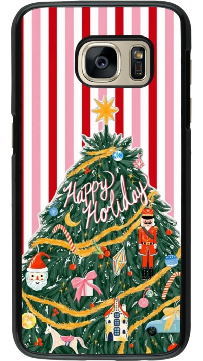 Coque Samsung Galaxy S7 - Christmas 25 Happy Holiday